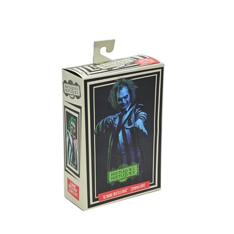 Beetlejuice Beetlejuice Action Figure 7 Scale Ultimate Striped Suit Beetlejuice 18 cm