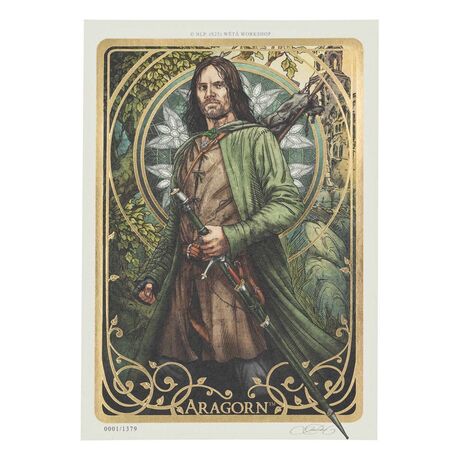 Lord of the Rings Aragorn Art Print Card 14x21cm