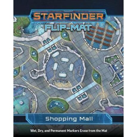 Starfinder Flip-Mat: Shopping Mall