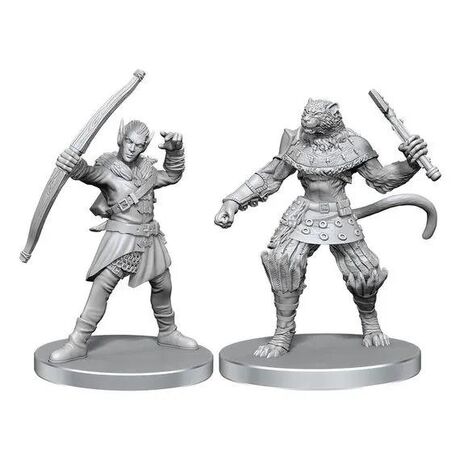 Elf Hunter & Catfolk Bandit - Pathfinder Deep Cuts