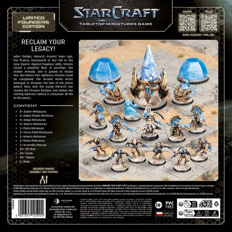 StarCraft: The Miniatures Game - Protoss Starter Set Founders Edition