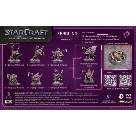 StarCraft: The Miniatures Game - Zergling - Zerg - Expansion Set