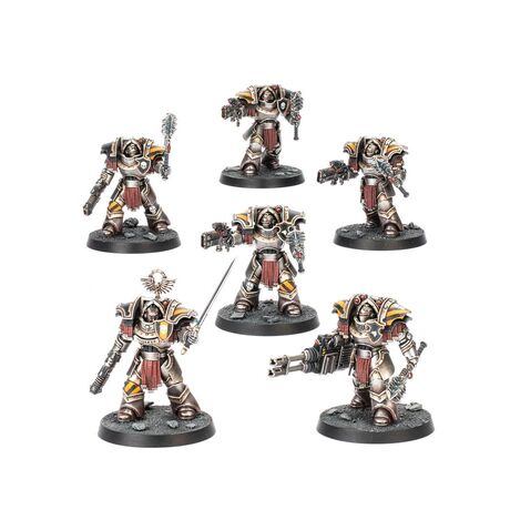 Legiones Astartes: Cataphractii Terminators with Volkite Chargers and Power Mauls