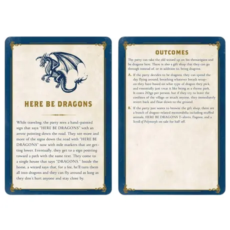 The Dungeonmeister Deck of Side Quests