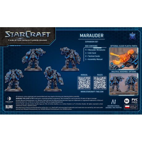 StarCraft: The Miniatures Game - Marauder - Terran - Expansion Set