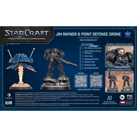 StarCraft: The Miniatures Game - Jim Raynor - Terran - Expansion Set