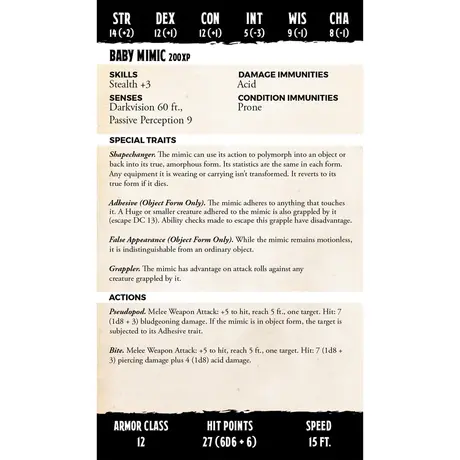 The Deck of Many Monsters 4 5e