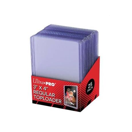 Toploader - 3"X4" Clear Regular (25 pieces)