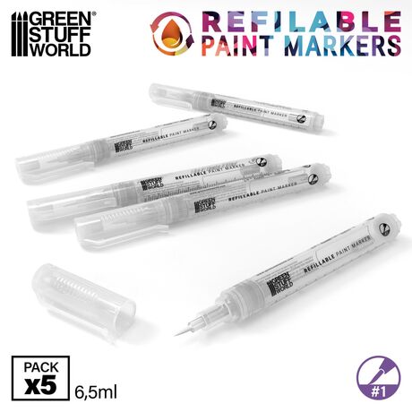 Refillable Markers #1 (Pack x5)