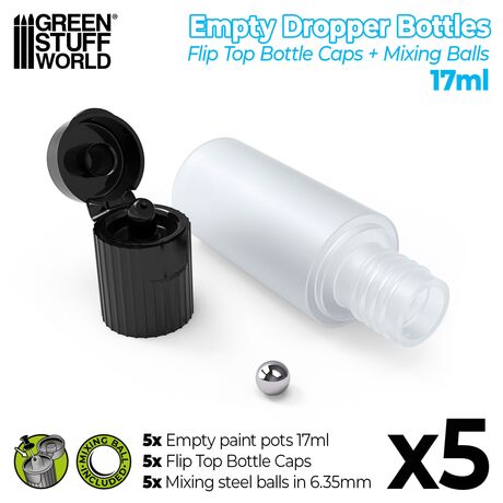 Spare Paint Pots for mixes with Mixing Balls