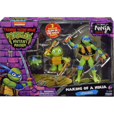 Teenage Mutant Ninja Turtles: Mutant Mayhem Action Figure 3-Pack Leonardo Evolution 10cm