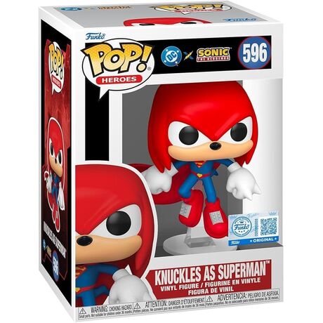 Pop! Knuckles as Superman - DC X Sonic the Hedgehog #596