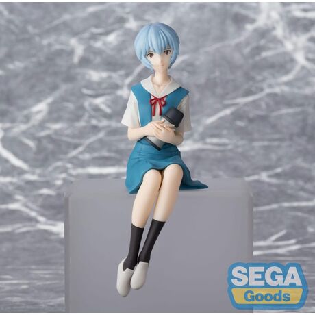 Rebuild of Evangelion PM Perching PVC Statue Rei Ayanami 14cm