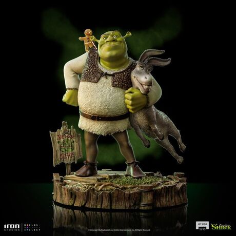 Shrek, Donkey and the Gingerbreadman 1/10 Statue