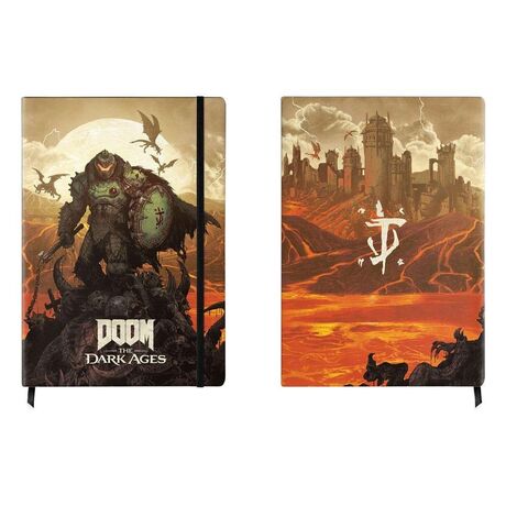 Notebook Doom the Dark Ages "Keyart"