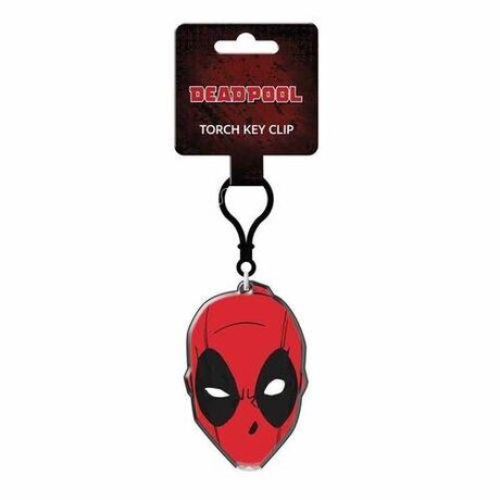 Deadpool (Face) Torch Keyclip
