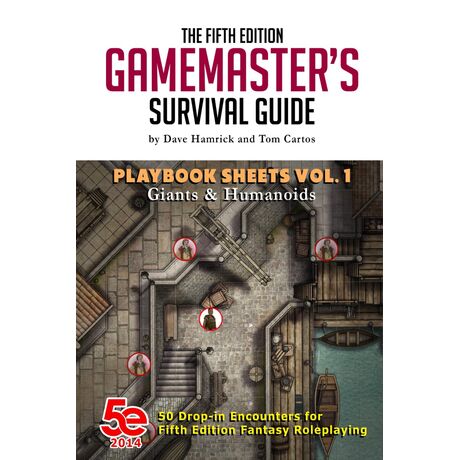 Gamemasters Survival Guide 5e Playbook Sheets Vol.1