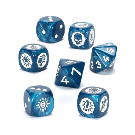 Blood Bowl: High Elf Team Dice
