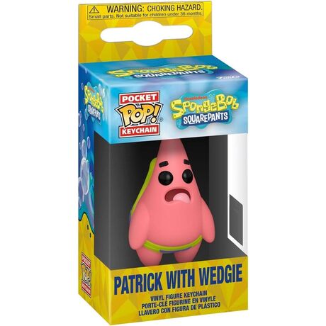 Pop! Patrick w/Wedgie Keychain - Spongebob Squarepants