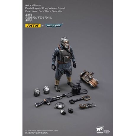 Death Korps of Krieg Veteran Demolition Specialist Action Figure 10cm