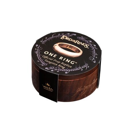 Lord of the Rings the One Ring Tungsten (GOLD PLATED) SIZE 10