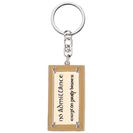 Lord of the Rings Keyring No Admittance Sign 6cm (METAL)