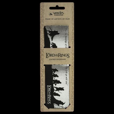 Lord of the Rings Leather Bookmark Fellowship Silhouette