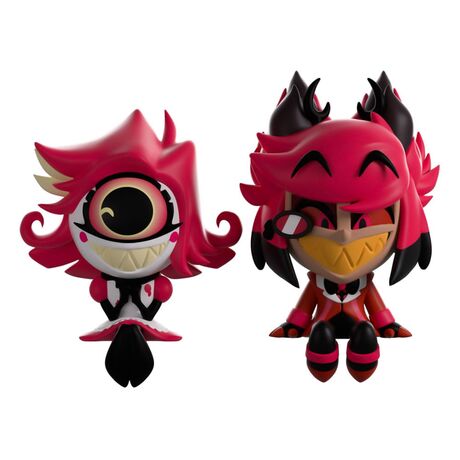 Alastor & Niffty Monitor Buddies Vinyl Figures - Hazbin Hotel
