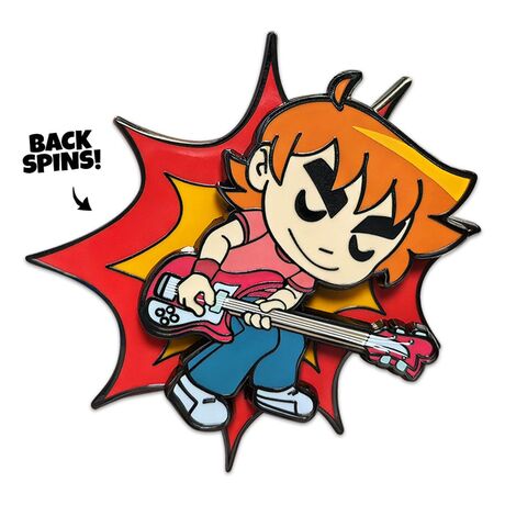 Scott Playing Guitar Pin Badge - Scott Pilgrim