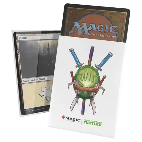 Teenage Mutant Ninja Turtles MTG Sleeves - Turtle Planeswalker Symbol
