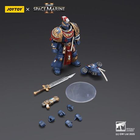 Ultramarines Relic Primus Armour W. Plasma Pistol & Combat Blade 13cm