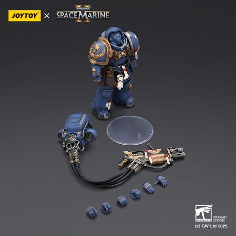 Ultramarines Heavy Artificier Armour W. Relic Multi - Melta Blade 13cm