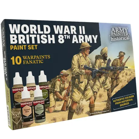 Historical: WWII British 8th Army Paint Set