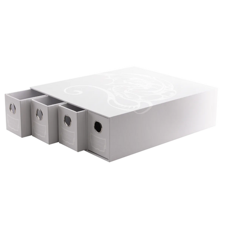 Dragon Shield Fortress Card Drawers Horizontal 4 White