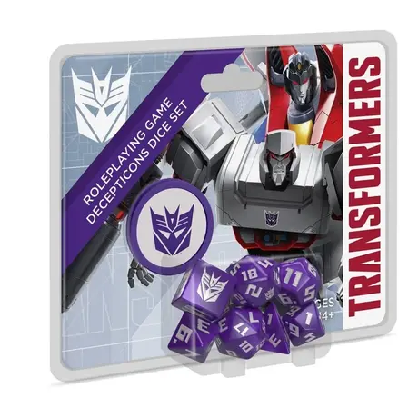 Transformers RPG Decepticon Dice Set