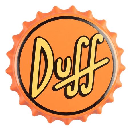 The Simpsons Magnet with Bottle Opener Duff Beer 7 cm