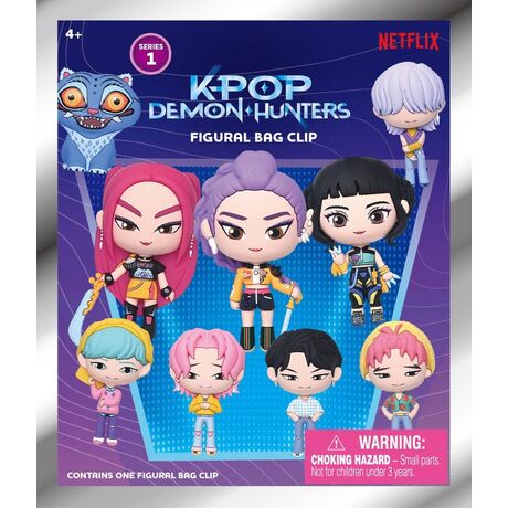 K-Pop Demon Hunter 3D PVC Bag Clips Series 1