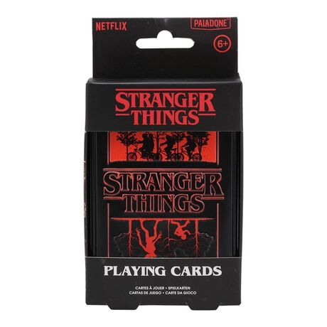 Stranger Things 5 Playing Cards Metal