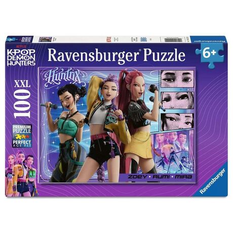 KPop Demon Hunters Children's Jigsaw Puzzle Happy fans, happy Honmoon! (100 Pieces XXL)