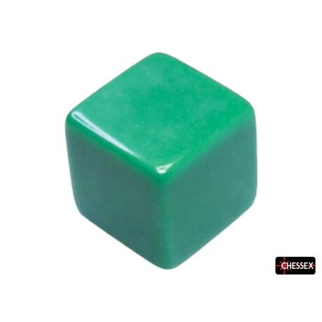 Blank 15mm D6 Opaque Light Green