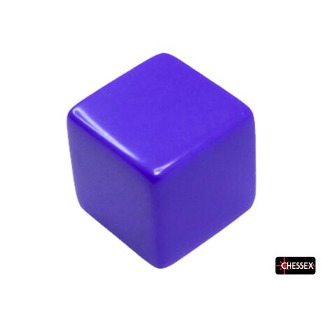 Blank 15mm D6 Opaque Dark Purple