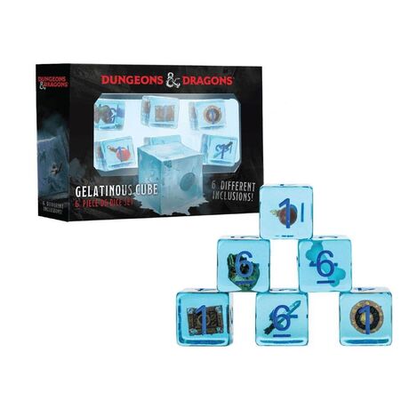 Dungeons & Dragons Dice Set Gelatinous Cube (6)
