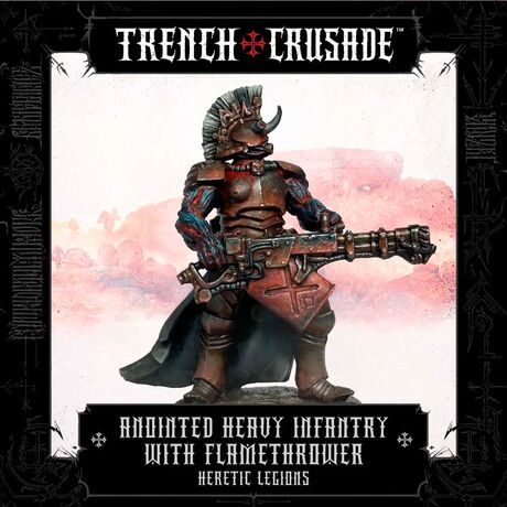 Heretic Legions: Anointed Heavy Infantry with Flamethrower