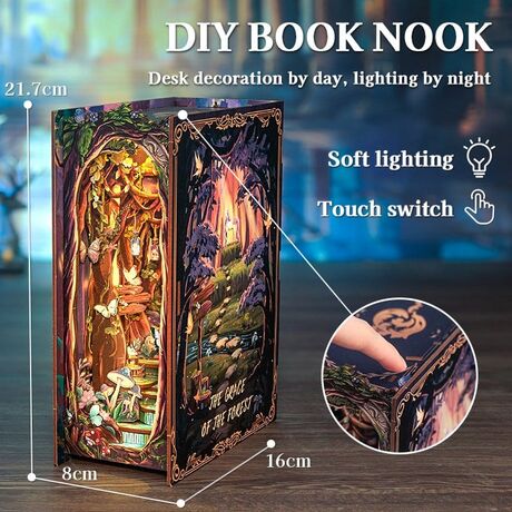Book Nook The Grace of Forest 22 x 8 cm
