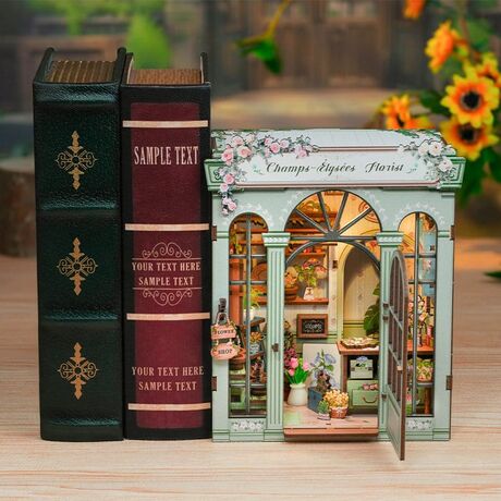 Miniature House Model Kit Champs-Elysees Florist 18 x 16 cm