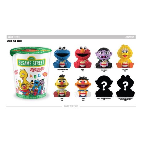 Sesame Street Rokimoto Cup of Fun Blind Box Figure 10 cm Wave 1
