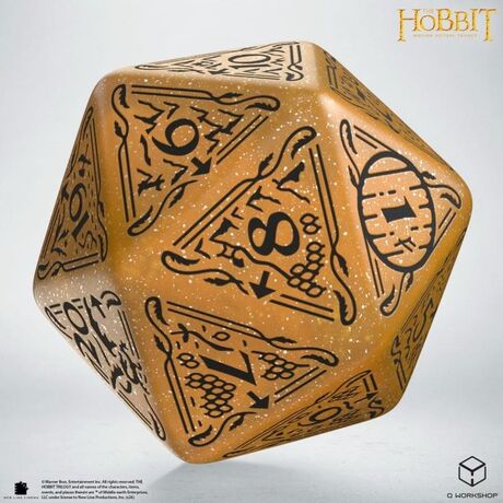 The Hobbit Spindown d20 - Solaris TCG Jumbo Die