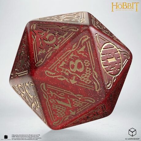 The Hobbit Spindown d20 - Ember TCG Jumbo Die