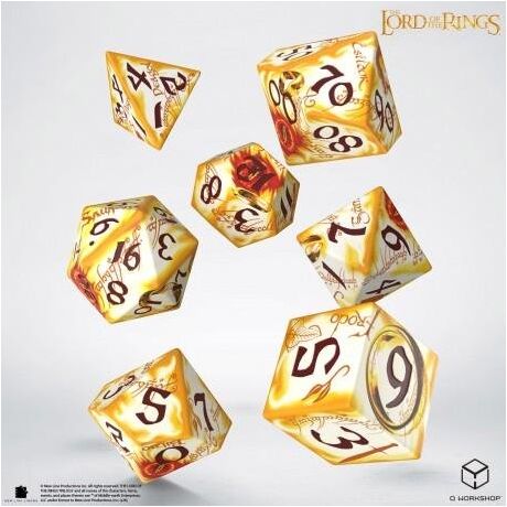 The Lord of the Rings: Ring-Bearers Full Art Dice Set