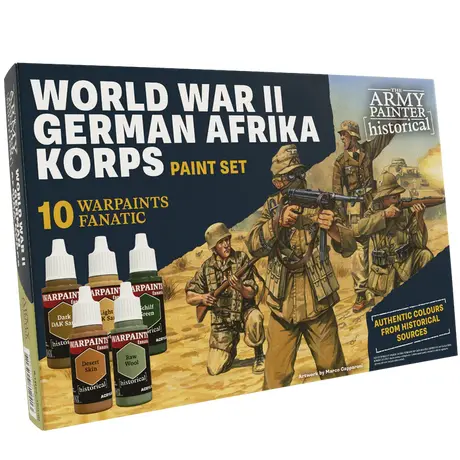 Historical: WWII German Afrika Korps Paint Set